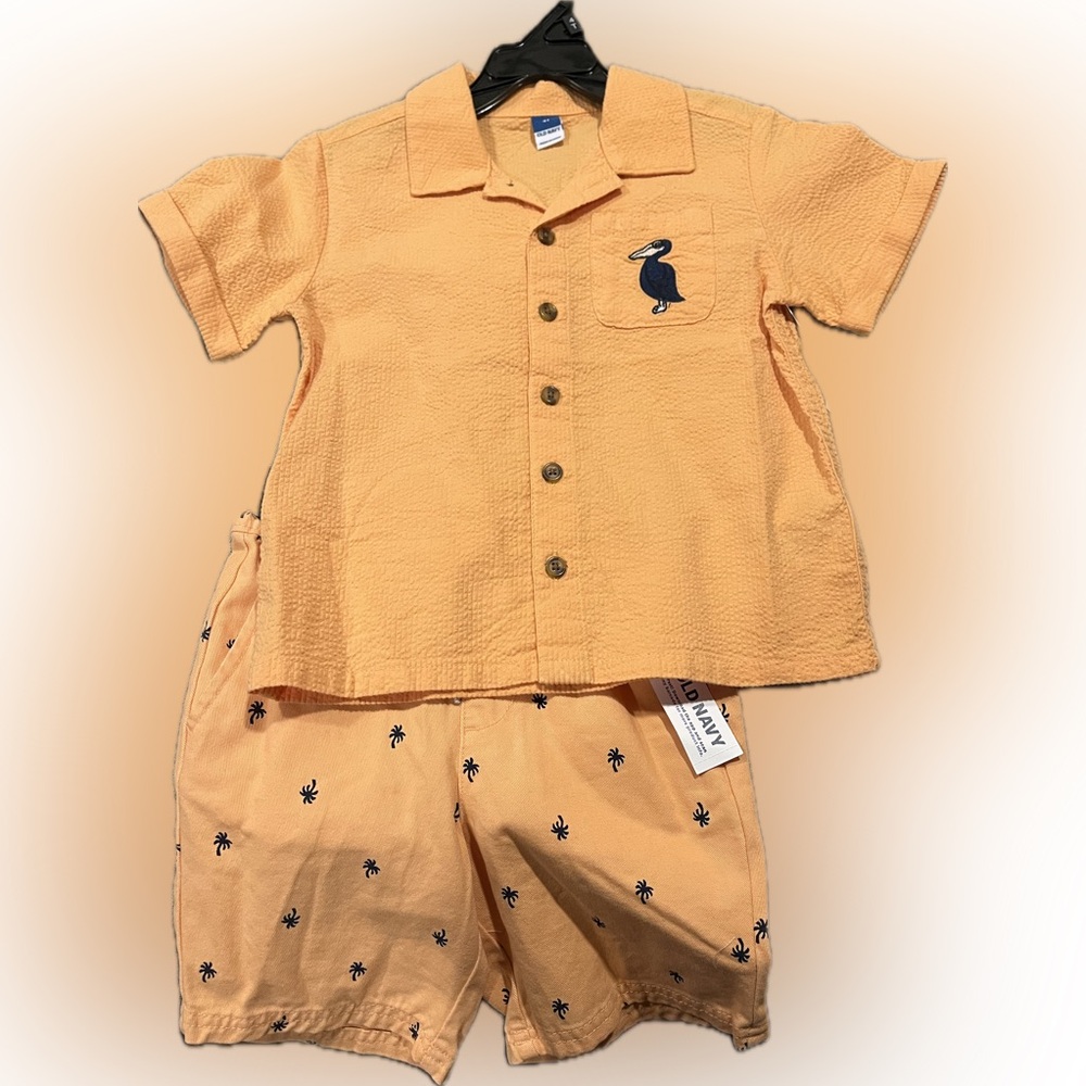 NWT toddler boy 2 Shirts & Shorts Set 4T from OldNavy